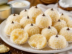 Beijinho de Coco com Leite Condensado e Creme de Leite (Super Cremoso)