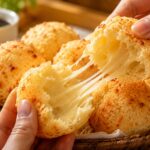 Pão de Queijo Recheado na Air Fryer