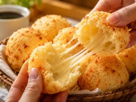 Pão de Queijo Recheado na Air Fryer