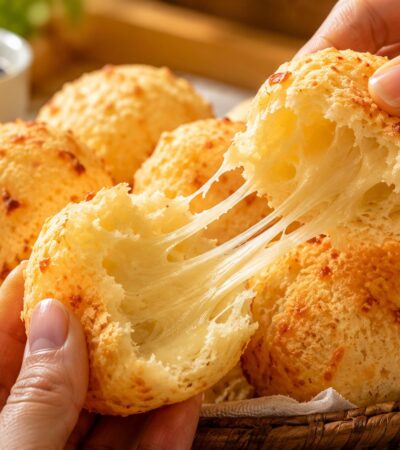 Pão de Queijo Recheado na Air Fryer
