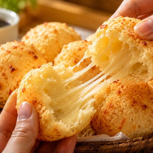 Pão de Queijo Recheado na Air Fryer