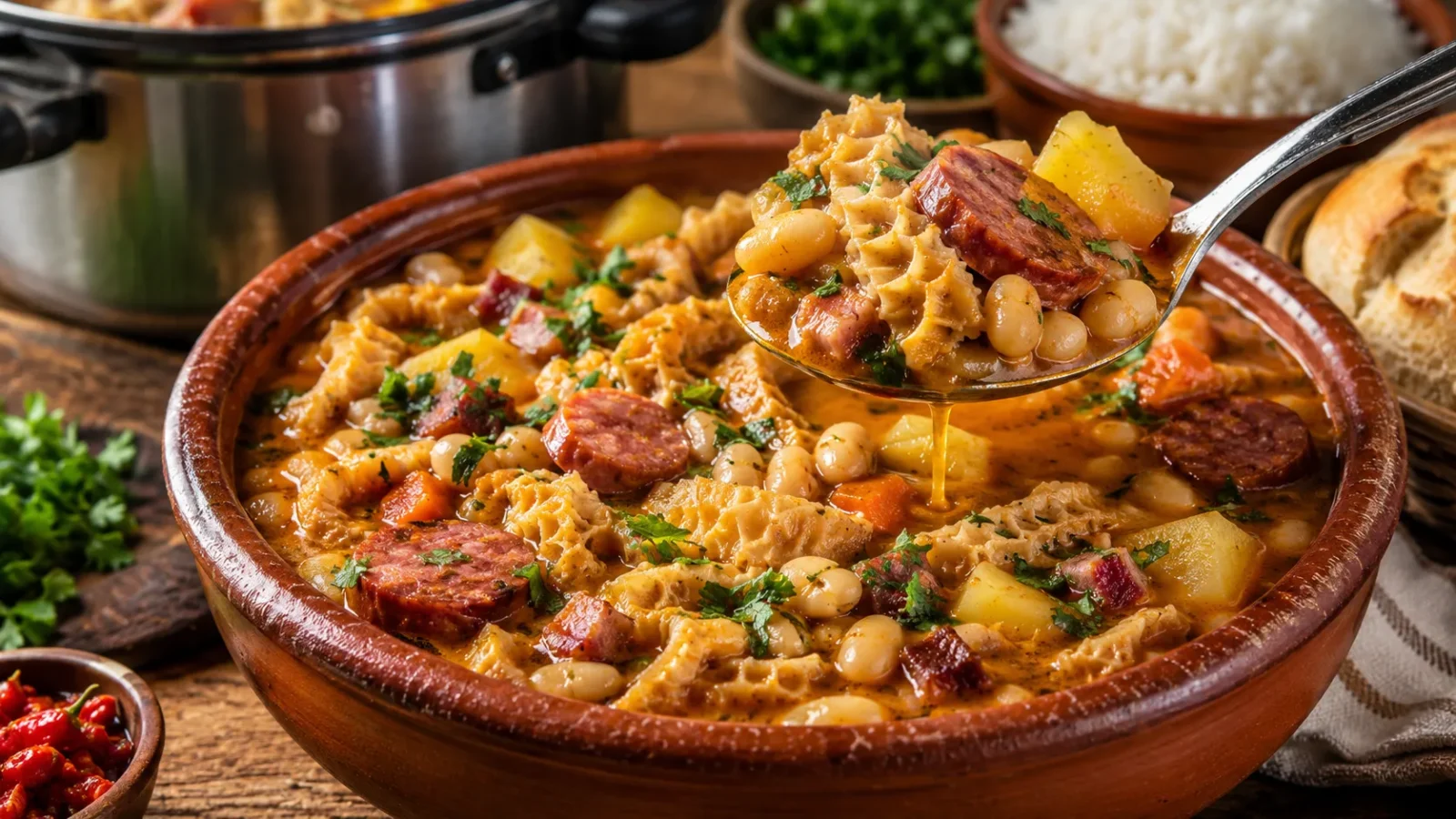 receita de dobradinha com feijão branco e batatas na panela de pressão 9 receita de dobradinha com feijão branco e batatas na panela de pressão