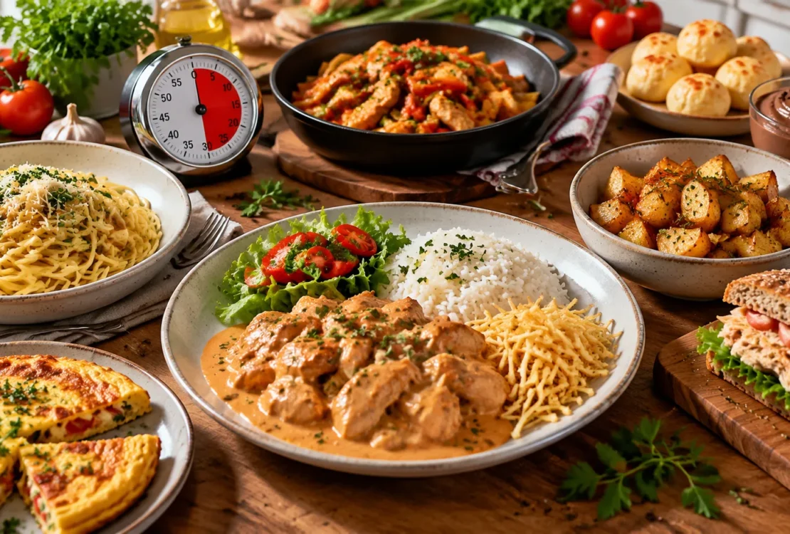30 Receitas Rápidas Para Fazer em Até 30 Minutos Pratos Fáceis Para o Dia a Dia